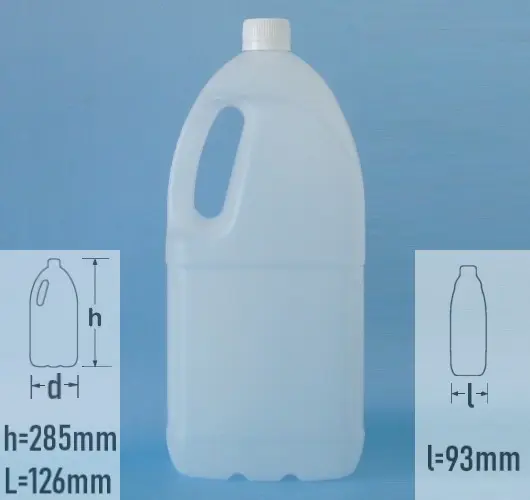 Sticla plastic 2 litri culoare 